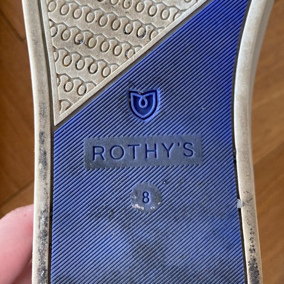 ROTHY’S The Original Slip On Sneaker Sz.8 in Sand - Picture 8 of 8